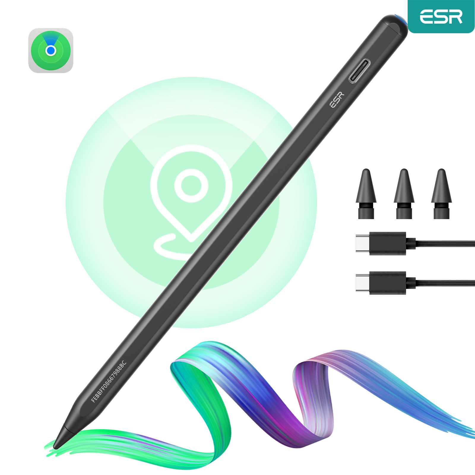 Tablet Accessories Kids - قلم آيباد ESR متوافق مع آيباد