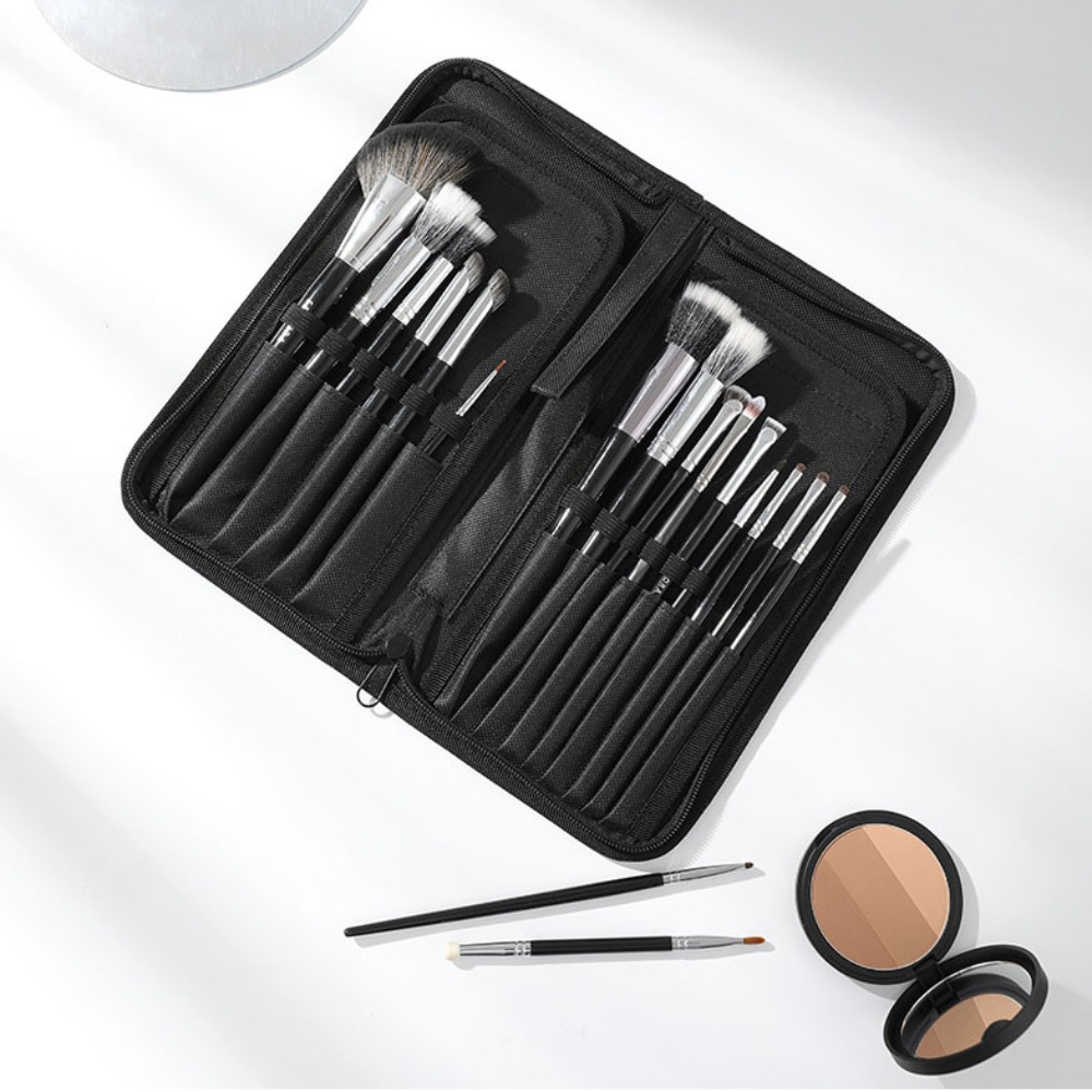 Case With Pencil Holder - حقيبة فرش المكياج المحمولة عالية الجودة،