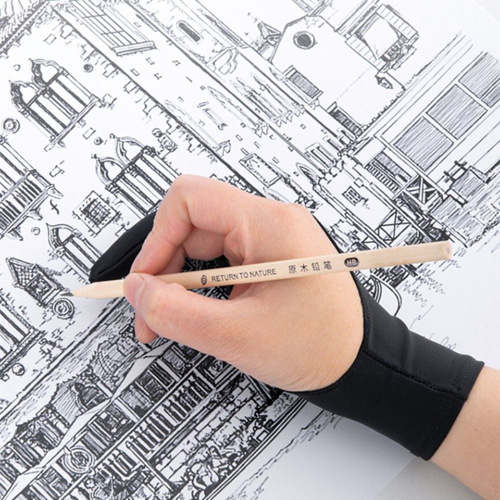 Drawing Glove Artist - قفاز رسم بسيط بنصف إصبع (قطعة