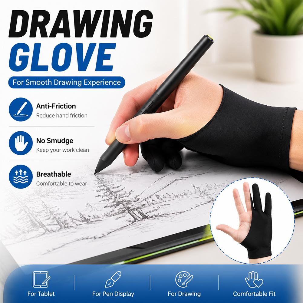Drawing Glove Artist - قفاز رسم مضاد للمس الشاشة، قفاز