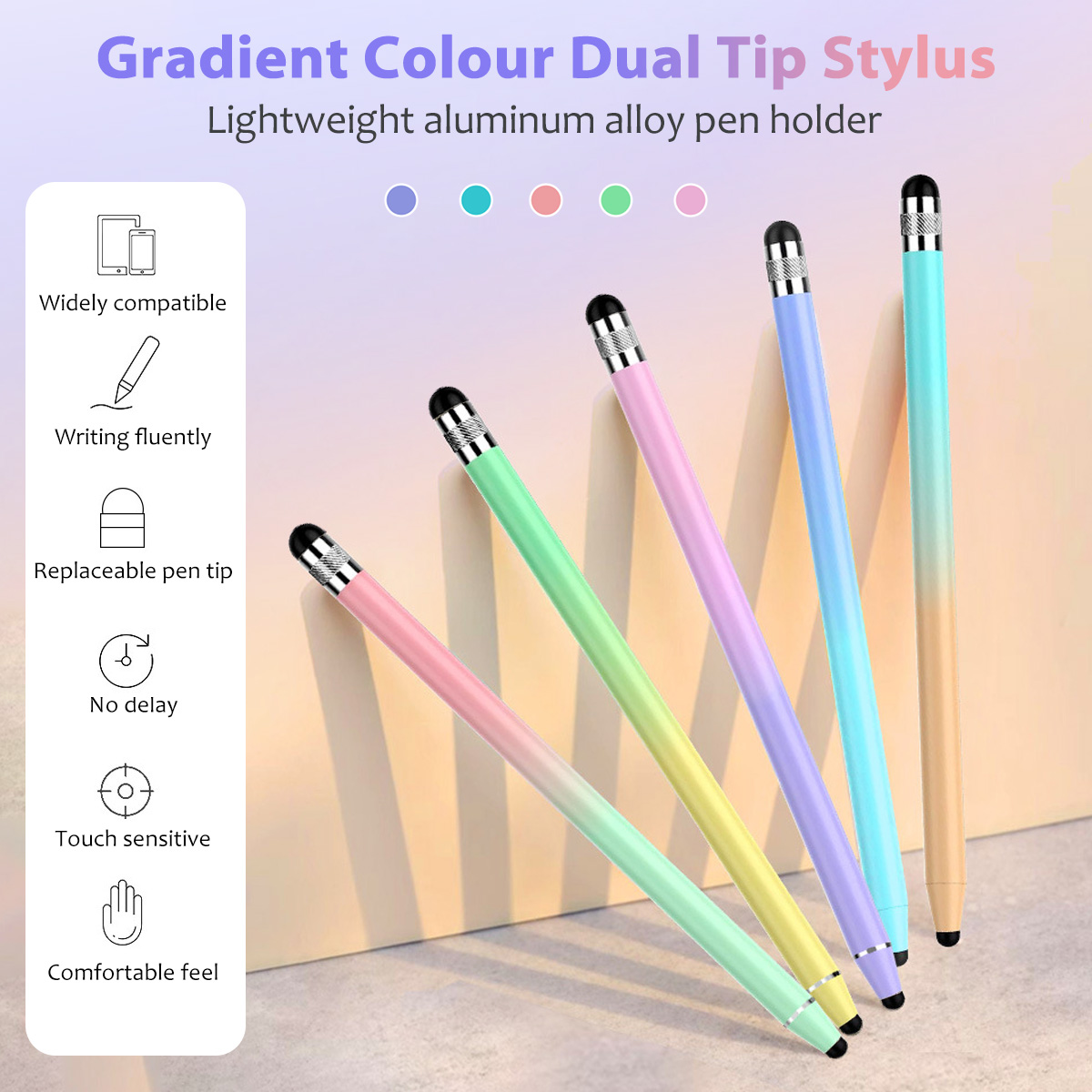 قلم ستايلس عالمي 2 في 1 للهوات - مراجعة Tablet Accessories Kids وسعره