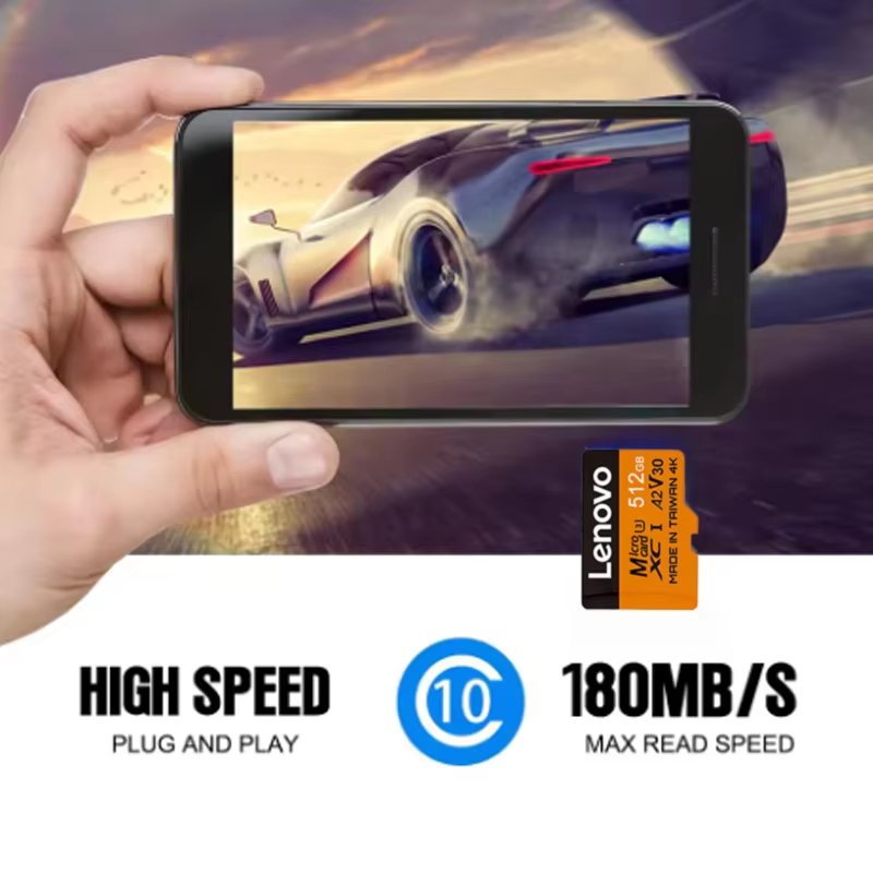 بطاقات ذاكرة لينوفو سكيور 512  - مراجعة Microsd Card Tablet وسعره