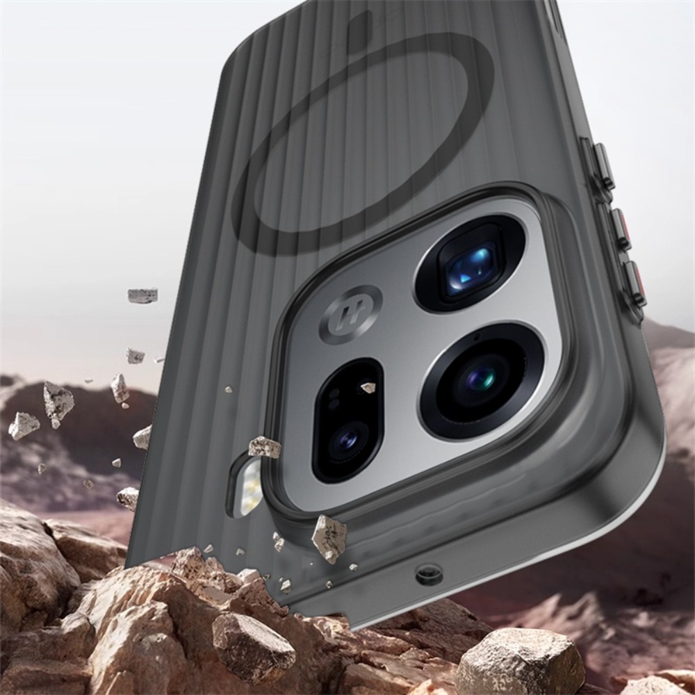 غطاء هاتف فاخر بتصميم مموج ومخ - مراجعة Oppo Find X8 وسعره