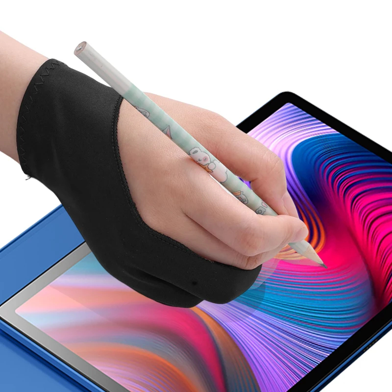 قفاز رسم بخاصية منع لمس راحة ا - مراجعة Drawing Glove Artist وسعره
