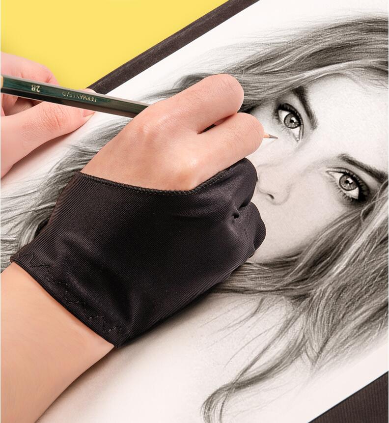 قفاز رسم للفنانين بإصبعين مضاد - مراجعة Drawing Glove Artist وسعره