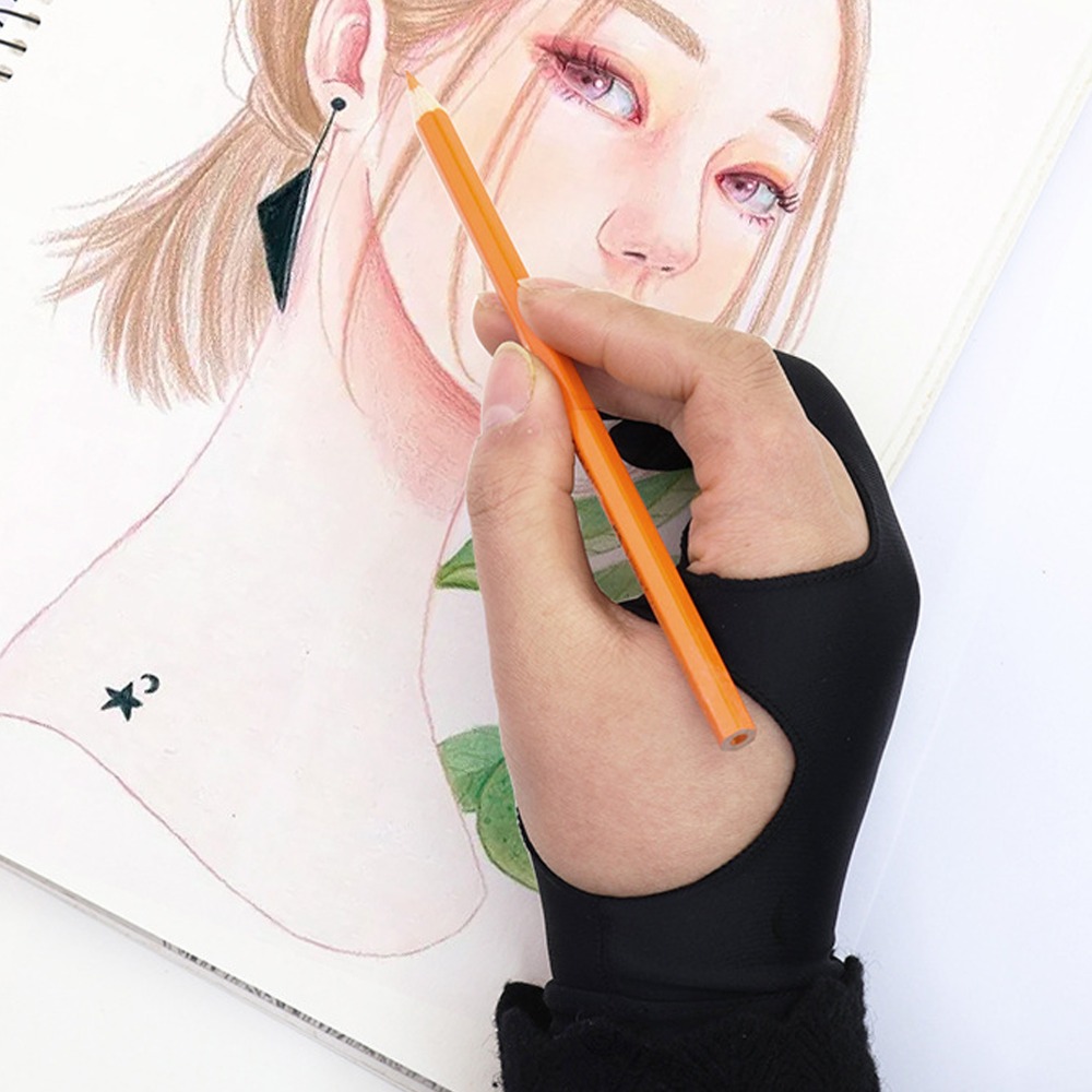 زوج من قفازات الرسم المتينة بت - مراجعة Drawing Glove Artist وسعره
