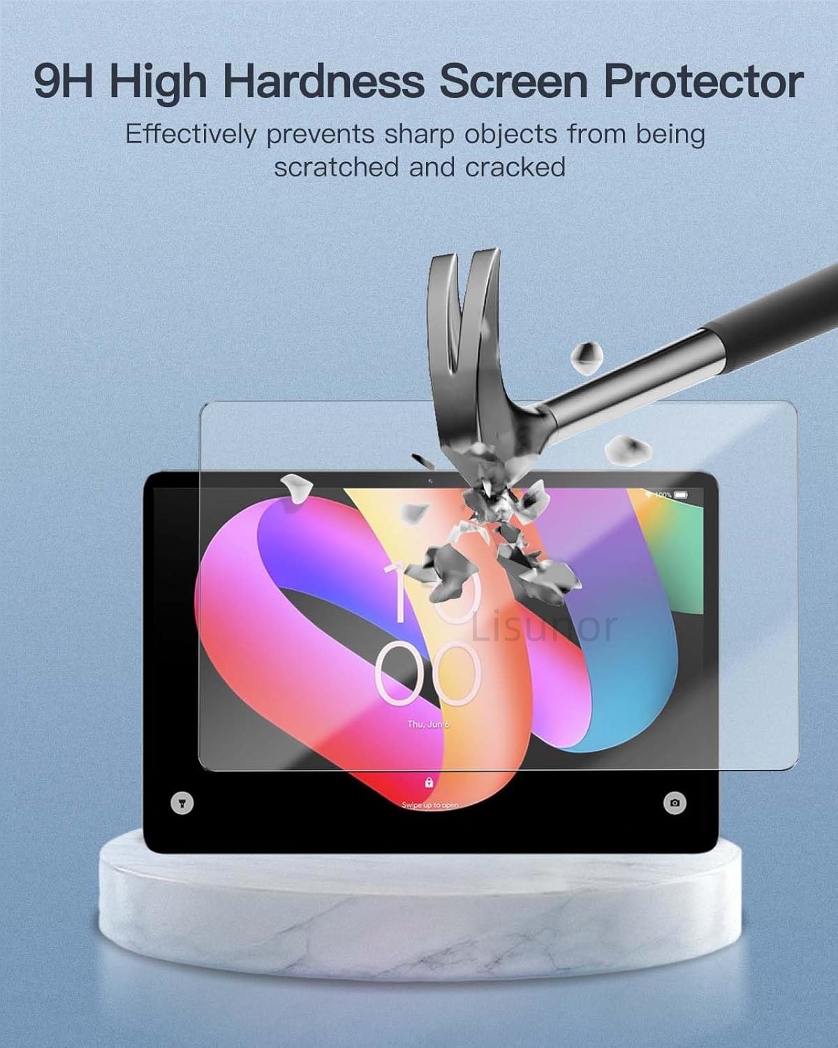 قطعتان من واقي شاشة الجهاز الل - مراجعة Tcl Tablet Accessories وسعره