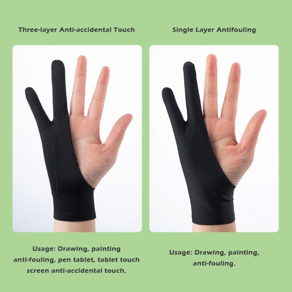 قفاز رسم بسيط بنصف إصبع (قطعة  - مراجعة Drawing Glove Artist وسعره