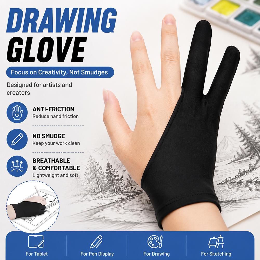 قفاز رسم مضاد للمس الشاشة، قفا - مراجعة Drawing Glove Artist وسعره